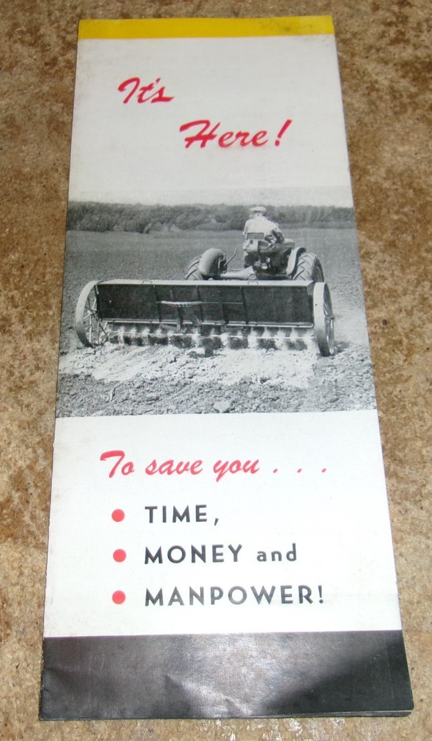 vintage hamilton fert. distributor 2 page pamphlet in good shape used