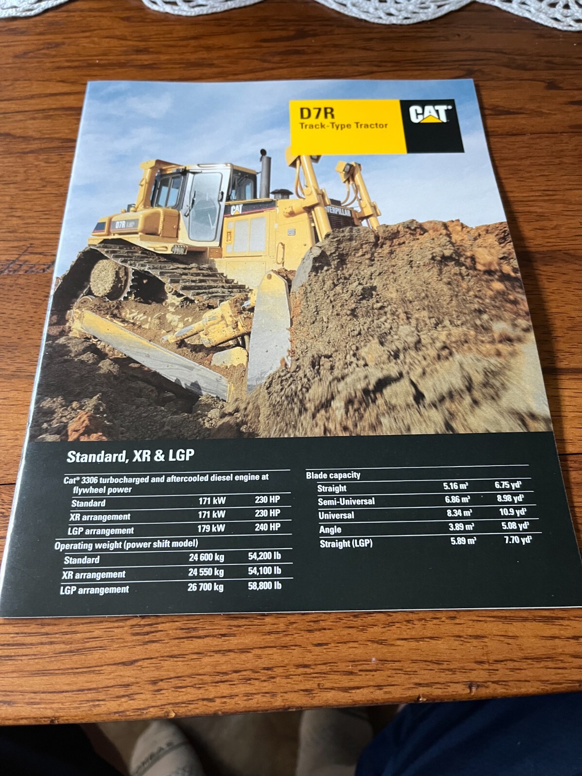 Caterpillar CAT D7R Crawler Tractor Brochure FCCA