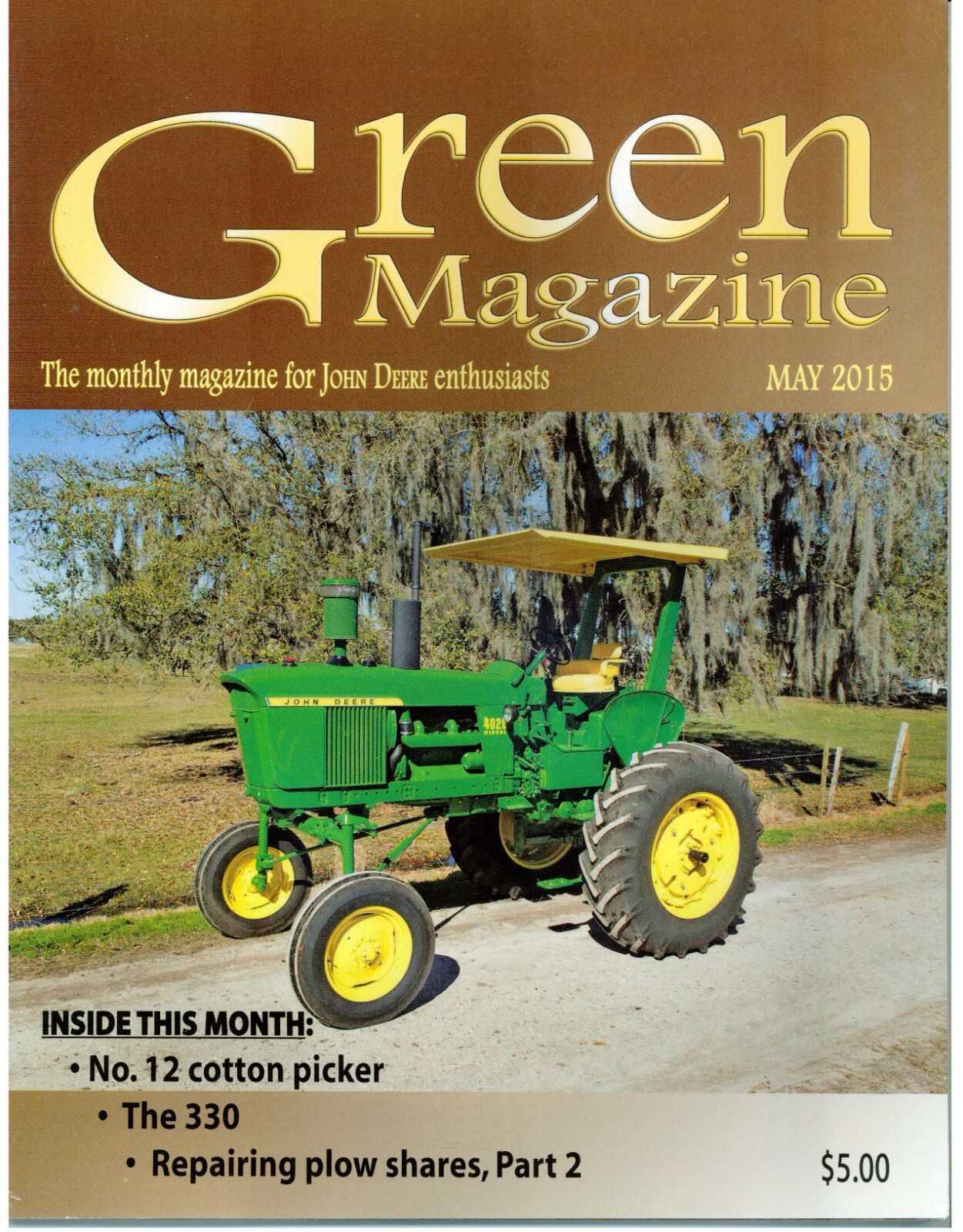 John Deere Model 330 Tractor, Forged Plow Point Repair, ½ Scale 24T baler