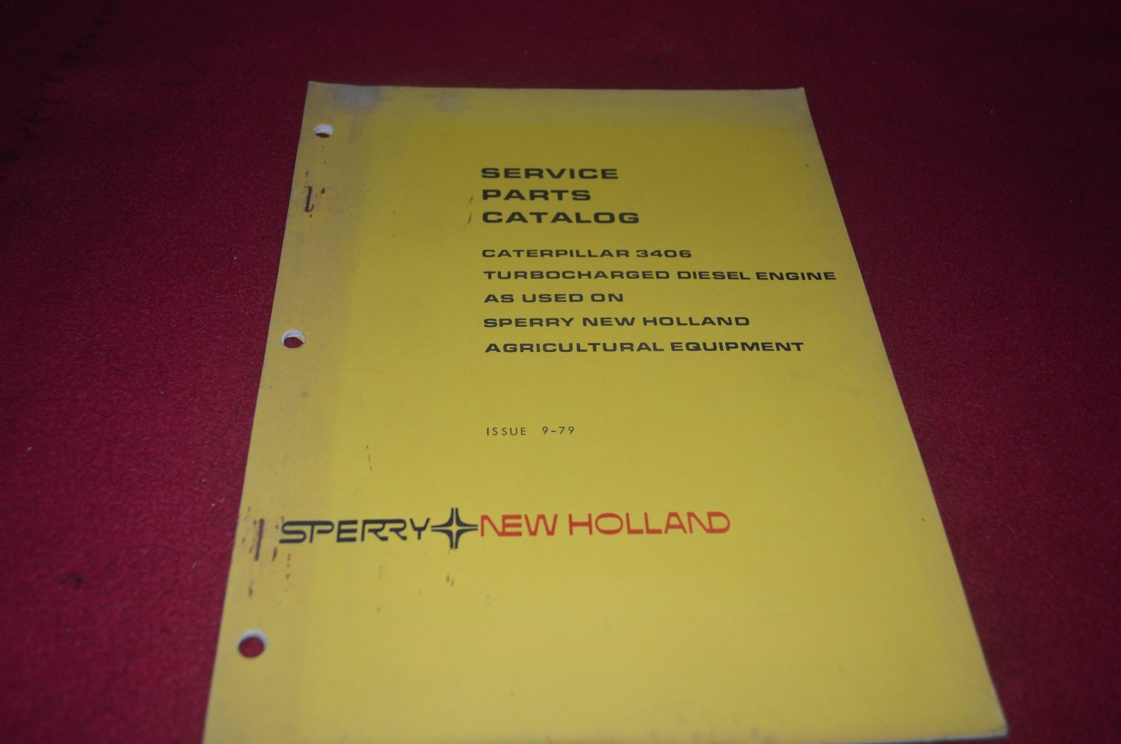 New Holland 3406 Caterpillar Diesel Engine Dealer&rsquo;s Parts Book DCPA6