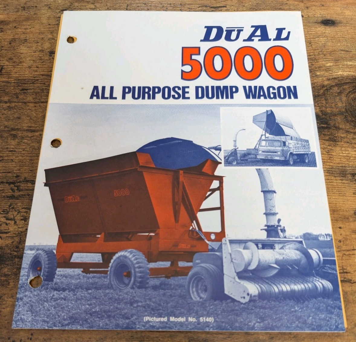DU AL 5000 All Purpose Dump Wagon Brochure And Price List