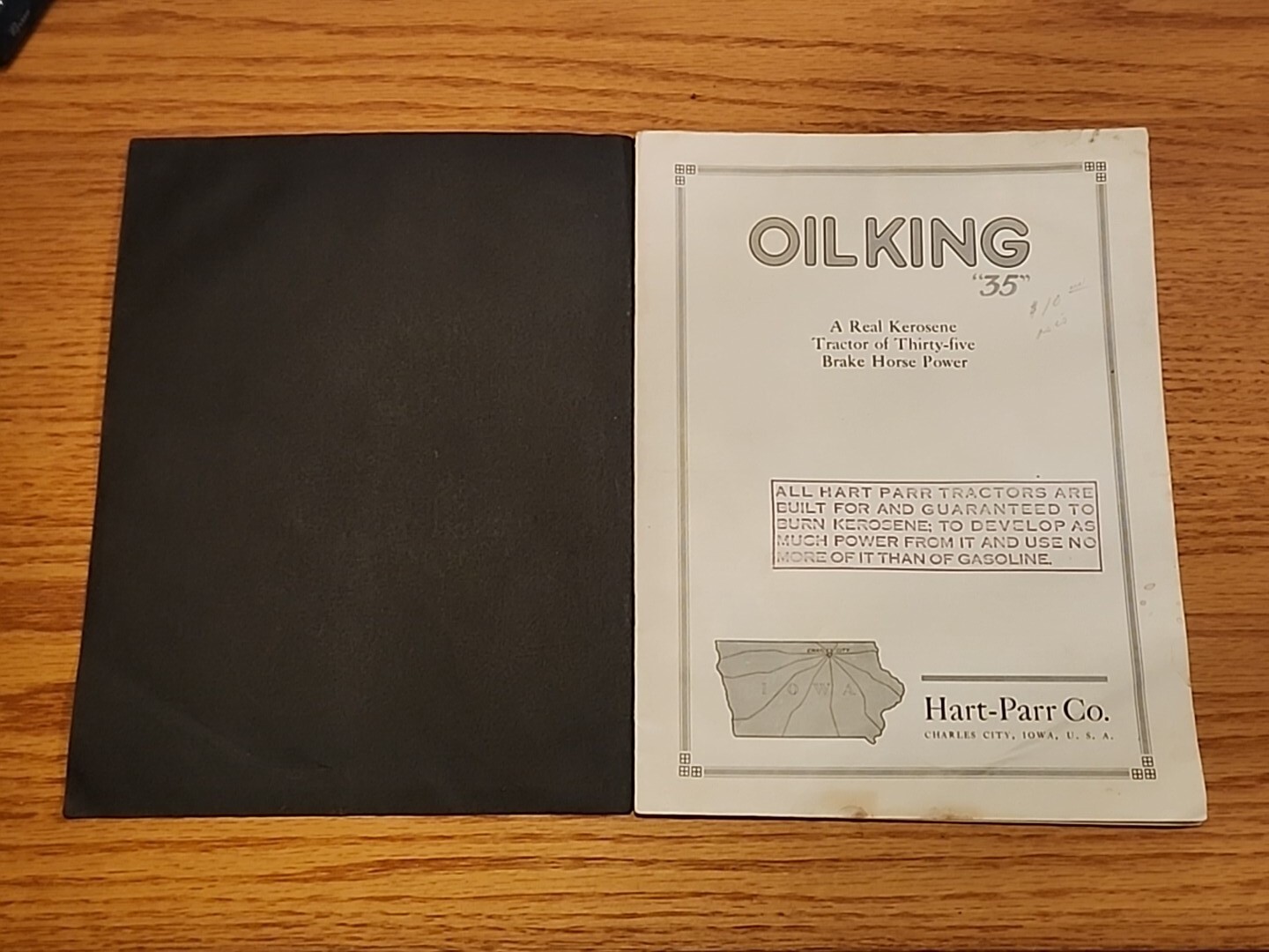1910&rsquo;s Hart Parr Oilking 35 Prairie Tractor Sales Brochure Catalog Original