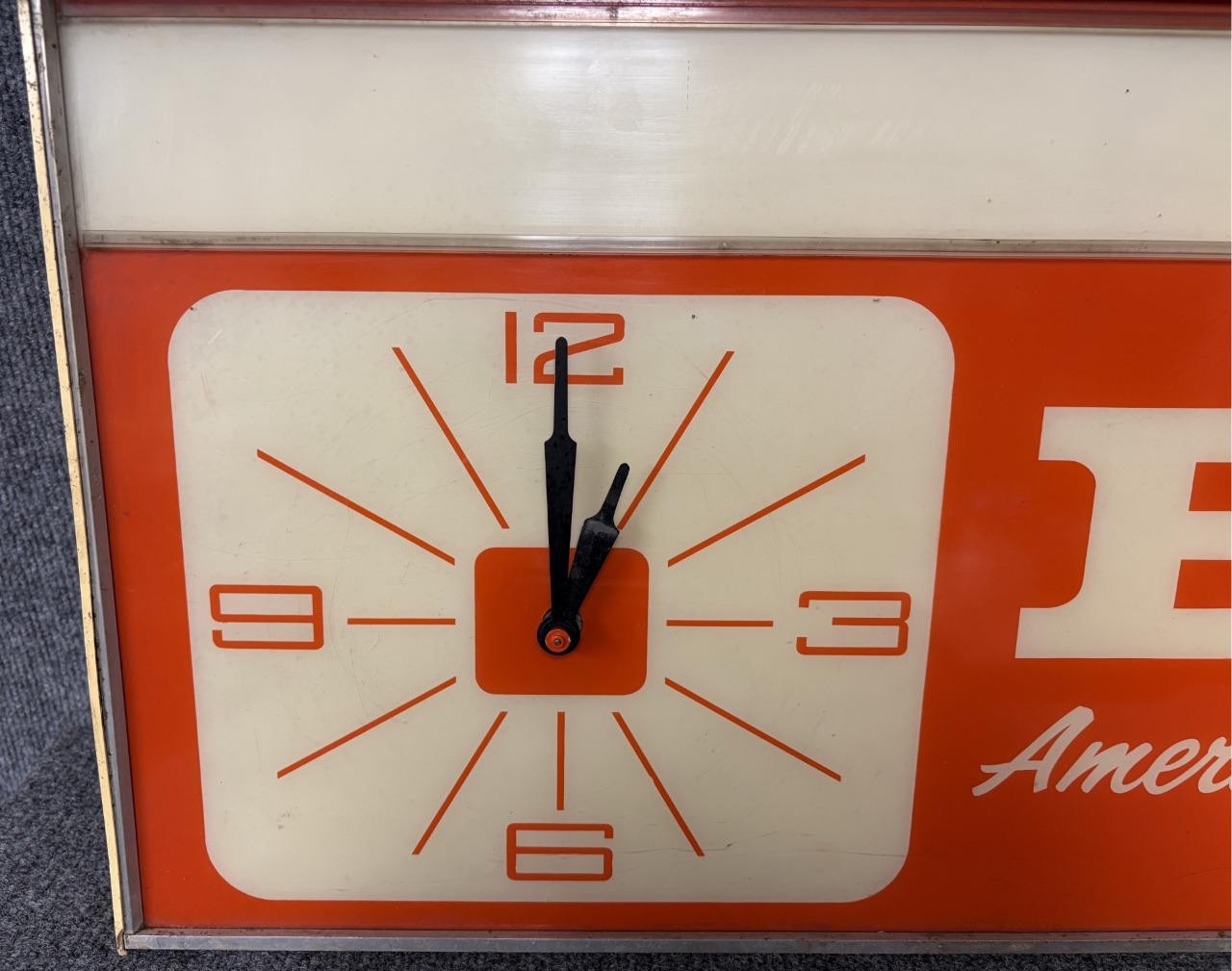 Rare Vintage Bolens Outdoor Equipment Tractor Dealers Display Lighted Clock Sign