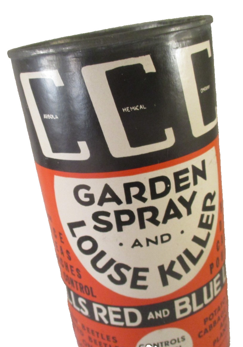 Vintage CARBOLA CHEMICAL CO GARDEN SPRAY & LOUSE KILLER 1 LB CAN Appears Full