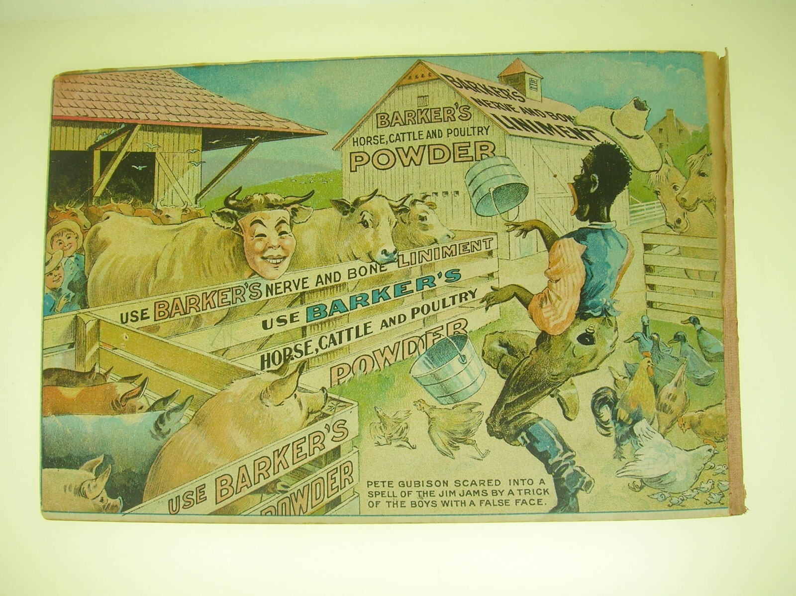 C. 1900 BARKER&rsquo;S KOMIC PICTURE SOUVENIR PART 1,2,3 AND 4 – BLACK AMERICAN – B/O