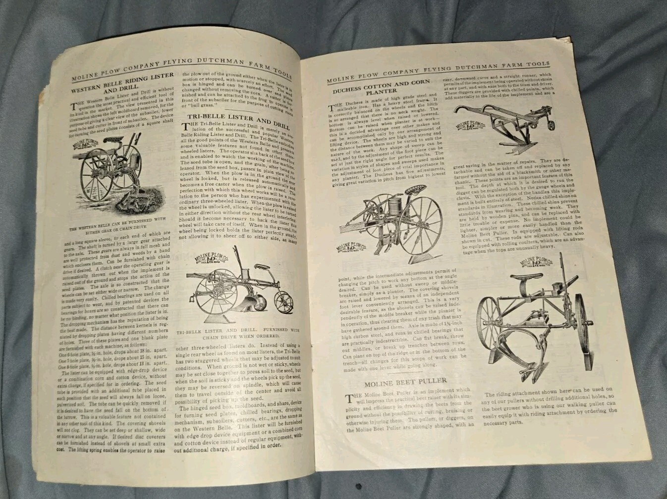 Flying Dutchman Song Book Moline Plow Co Moline, IL C A Leech MAQUOKETA Iowa Ia