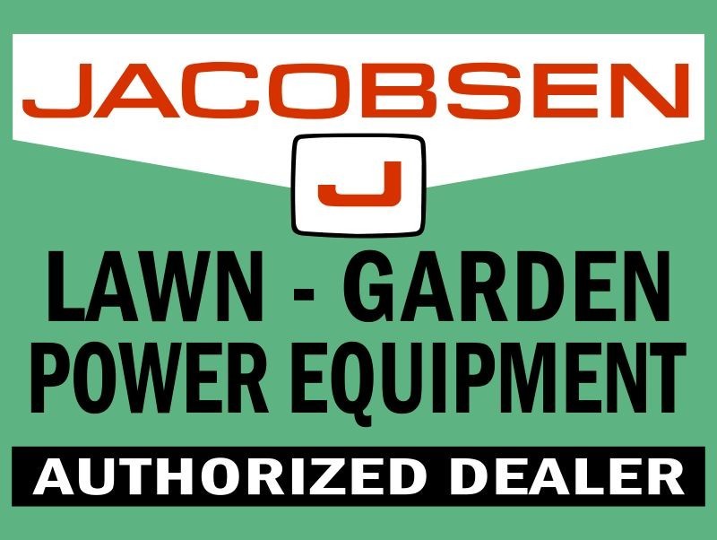 Jacobsen Lawn & Garden Equipment Auth Dealer NEW METAL SIGN: 9×12&Prime; Free Shipping