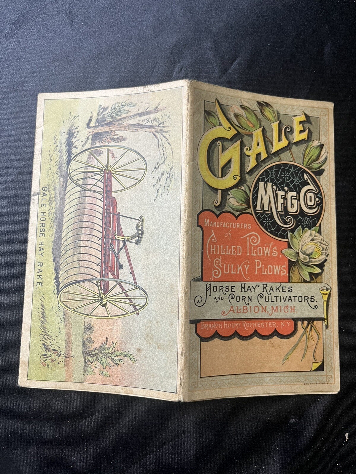 GALE MFG CO PLOWS RAKES & CULTIVATOR ADVERTISING BOOKLET