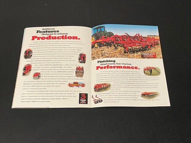 Sunflower Series 2000 Chisel Plow & 4200 Coulter Chisels Dealer&rsquo;s Brochure