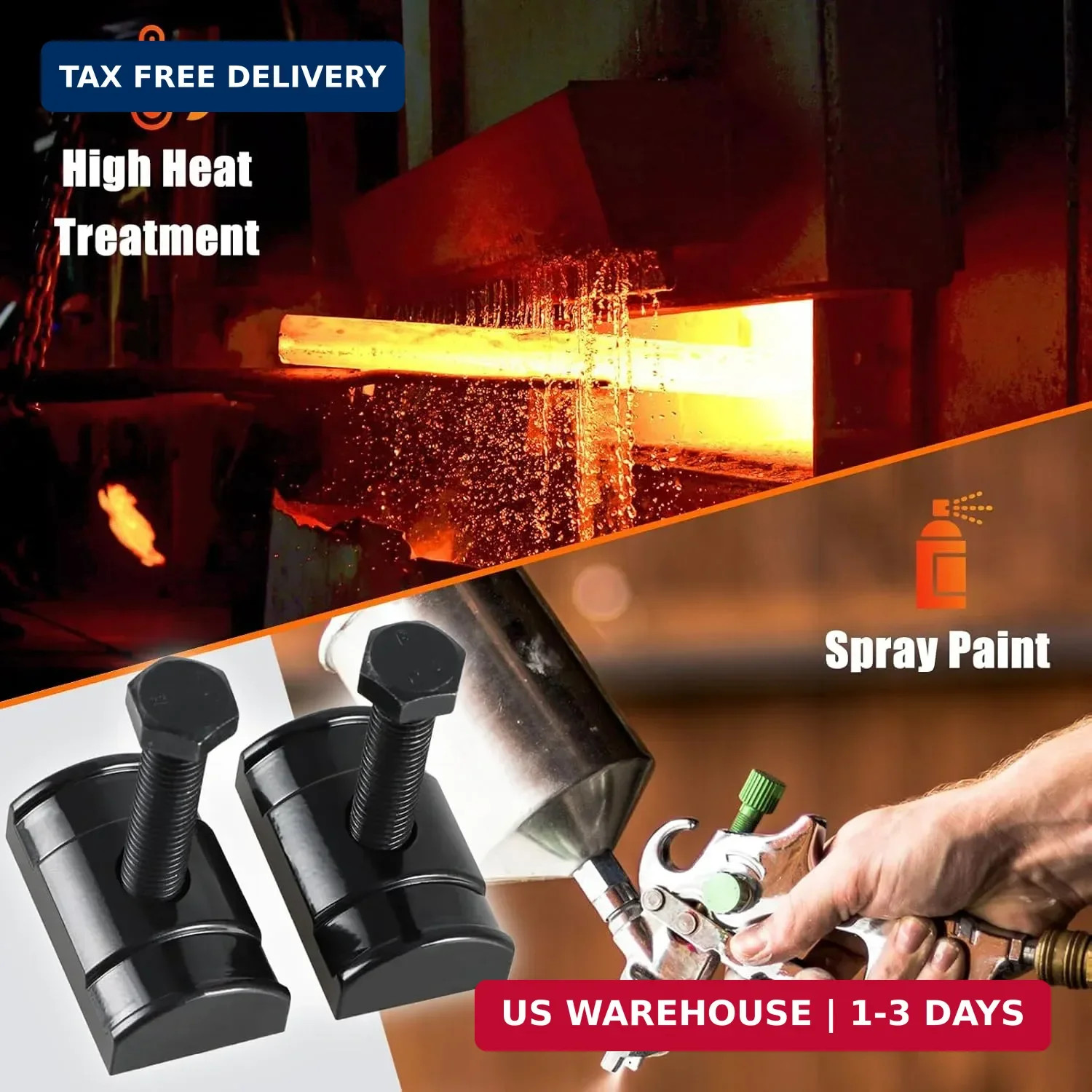 2PCS Torsion Bar Key Adjuster Block Nuts with Bolts Compatible with Chevy Silver