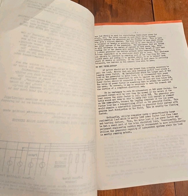 Antique Winpower Mfg. Co. Generator Instruction Manual Newton Iowa