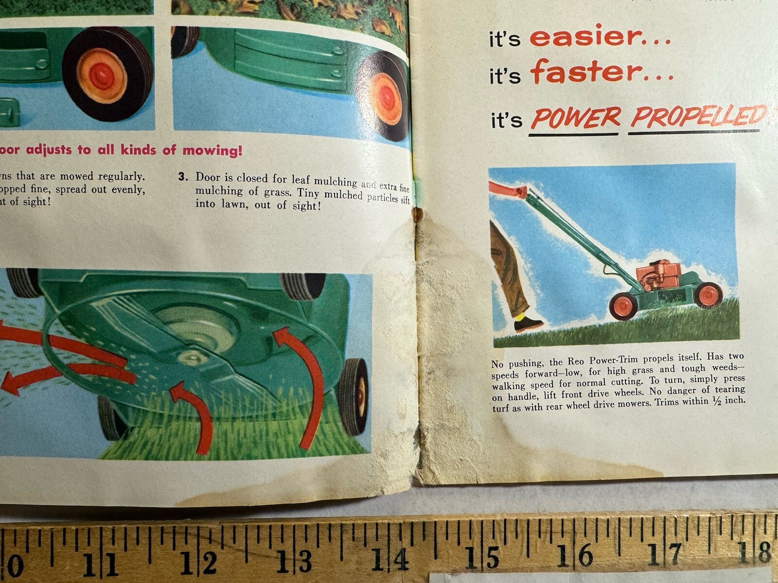 Vintage Give Your Lawn The Professional Touch With A Reo Lansing MI Brochure