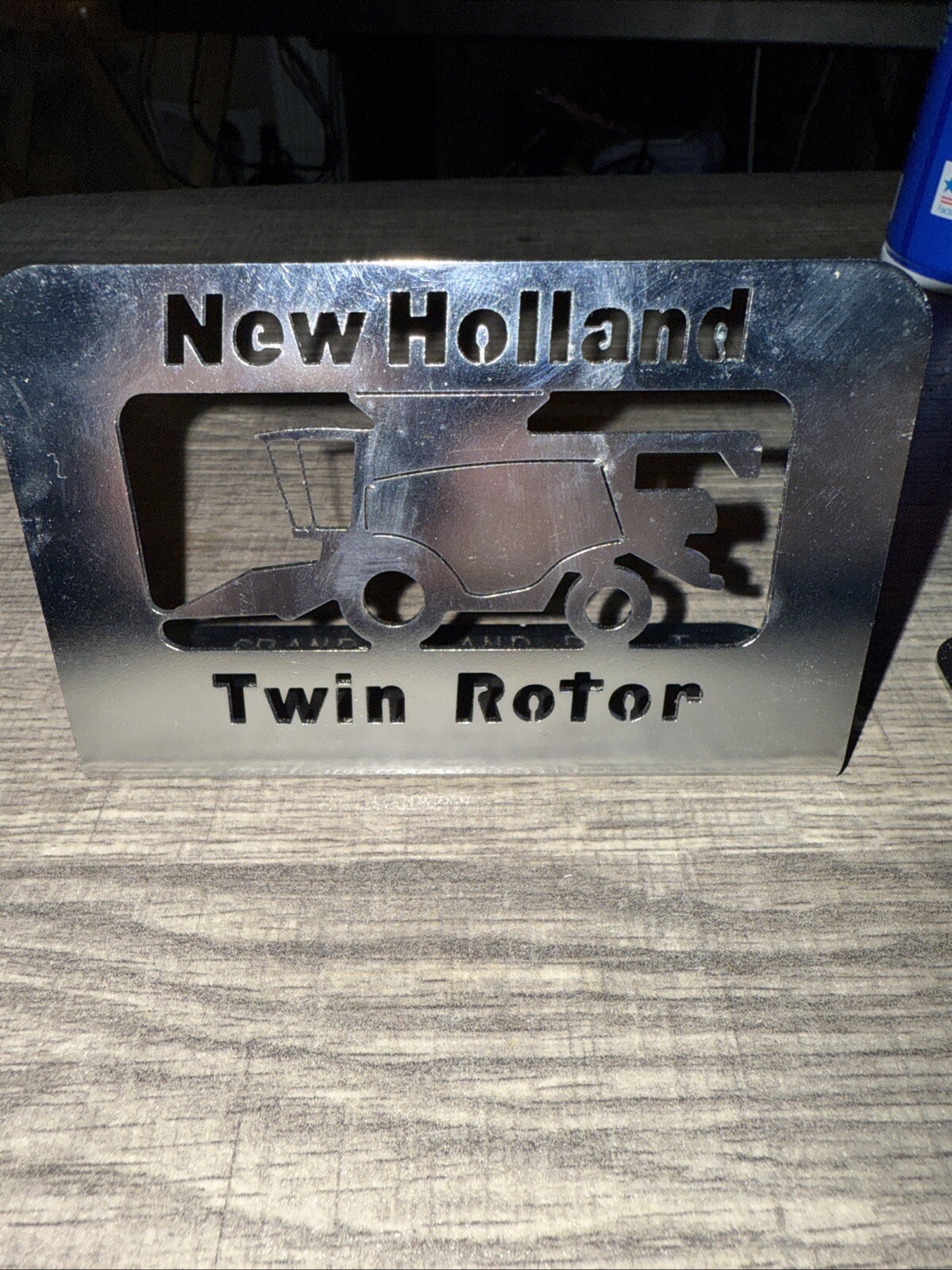 New Holland Equipment Desk Signs Metal Twin Rotor Harvester Grand Island Plant