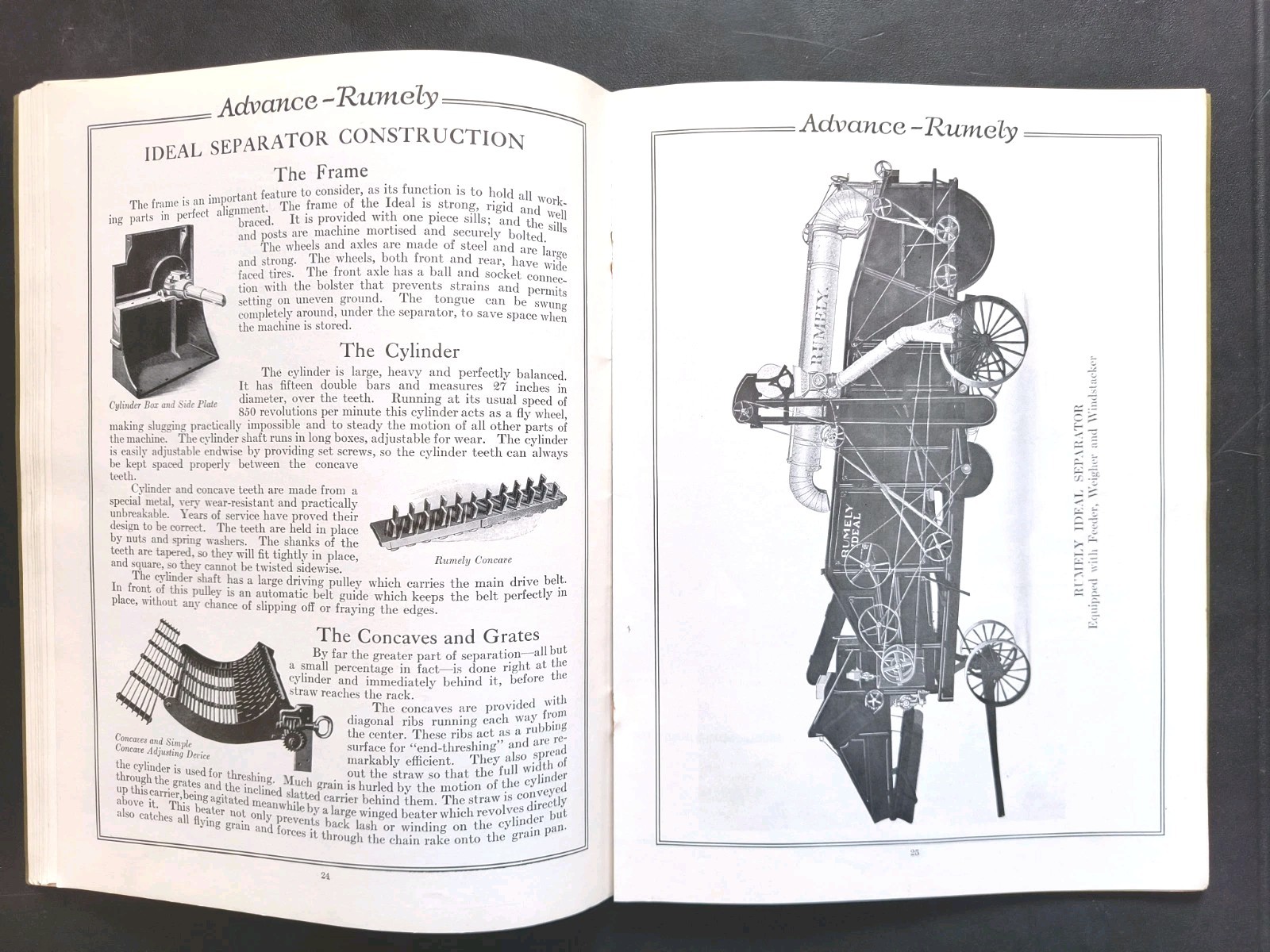 Rumley Oil Pull Tractor Dealer Brochure Manual Print Advertising RARE