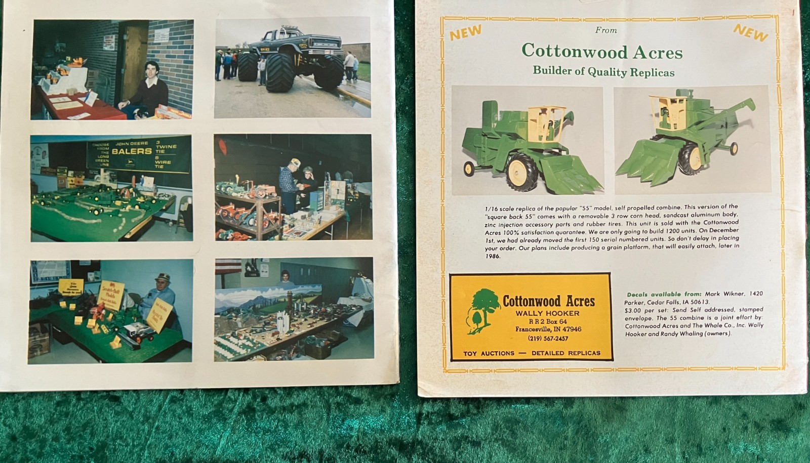 Vintage The Toy Farmer Magazine Lot of 6: Sept 1985 + January-May 1986