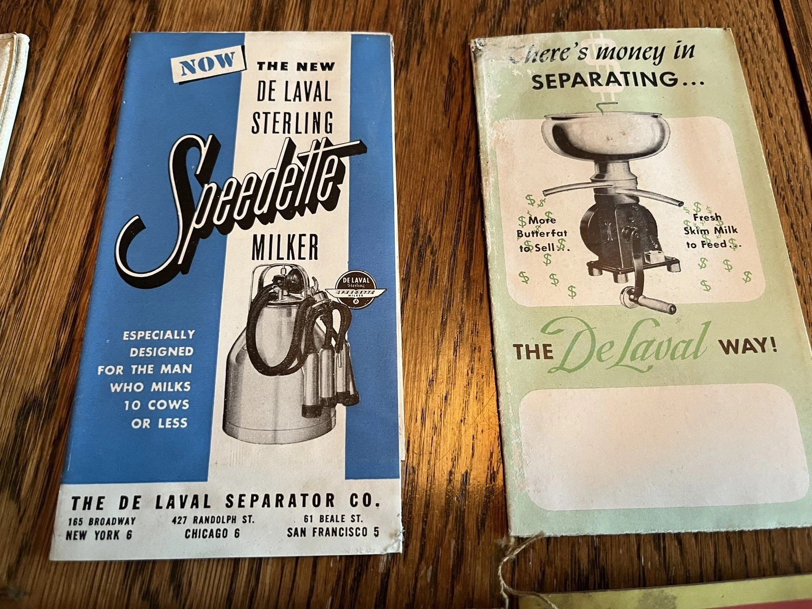 Vintage Delaval Advertising Ephemera Advertising Items Inc. 1949/50 Year Books