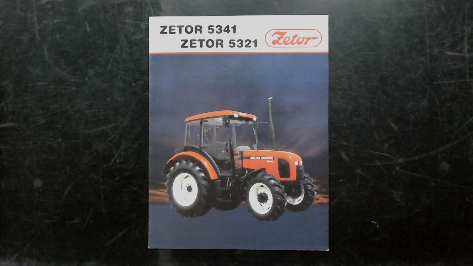 Zetor 5341 5321 Tractor Brochure Vintage Agriculture Farming 1990s