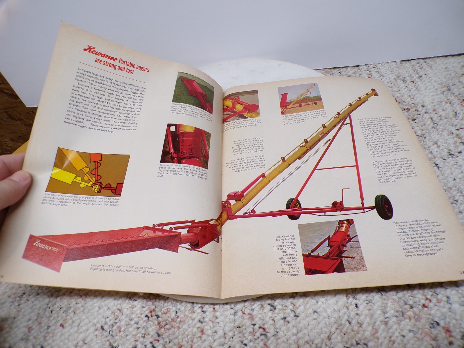Kewanee Augers-Elevators-Mills-Wagons Farm Machinery Catalog #E868 Illinois