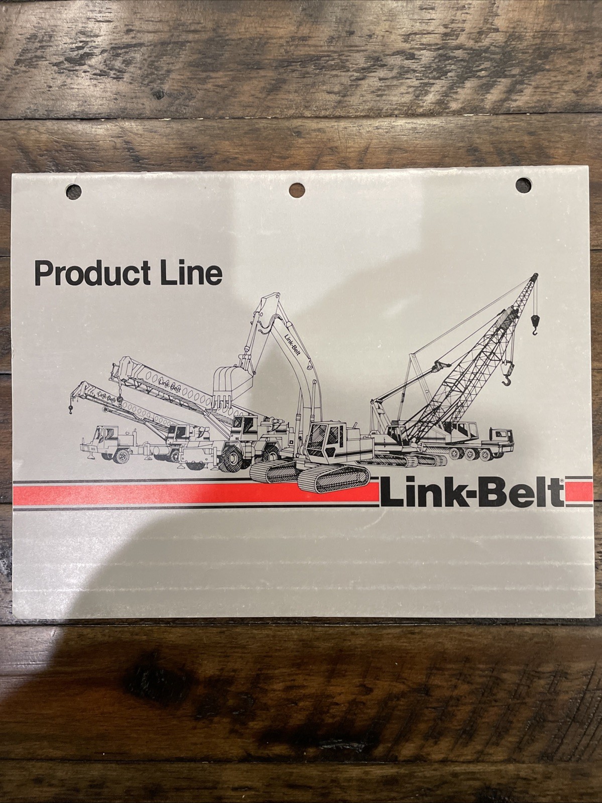 Link-Belt Product Line Brochure 1988 – Excavators And Cranes