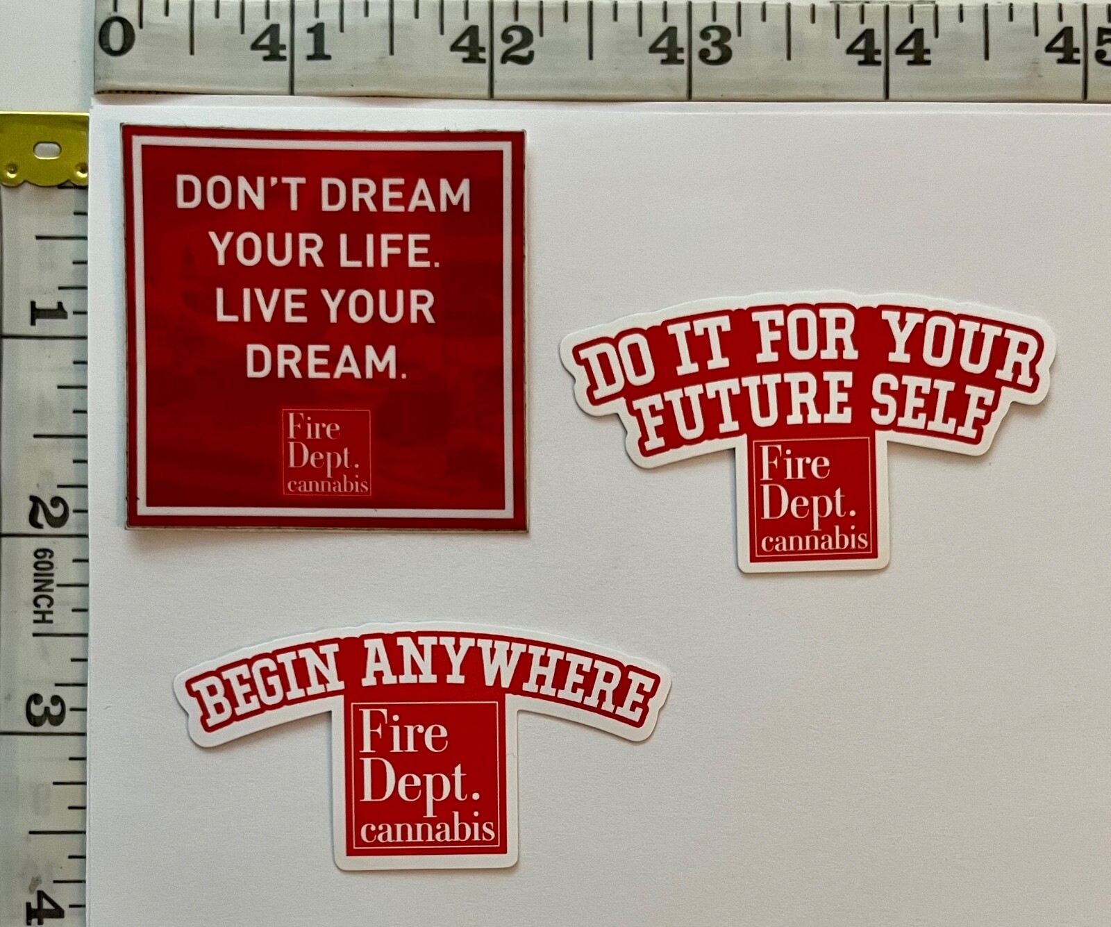 Fire Dept. Cannabis Sticker Sets – OREGON, USA Cannabis Industry Advertisement