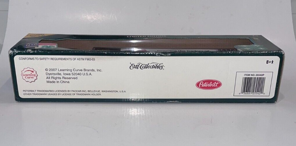 2007 Ertl Diecast, PETERBUILT SEMI TRACTOR TRAILER / NORTH CAROLINA 4-H (1/64)