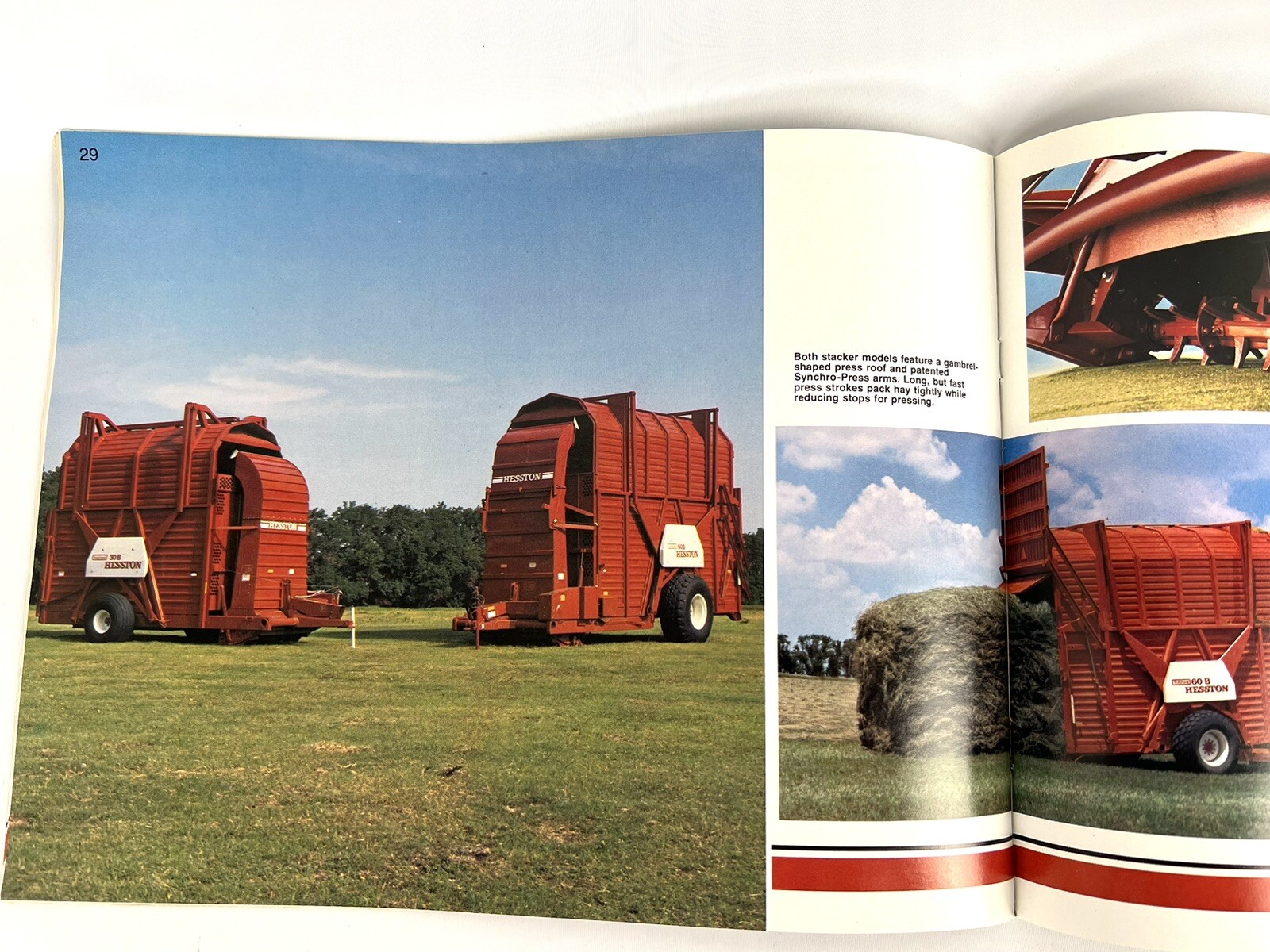 VINTAGE 1981 HESSTON TRACTOR & EQUIPMENT BROCHURE BUYERS GUIDE FARM CATALOG