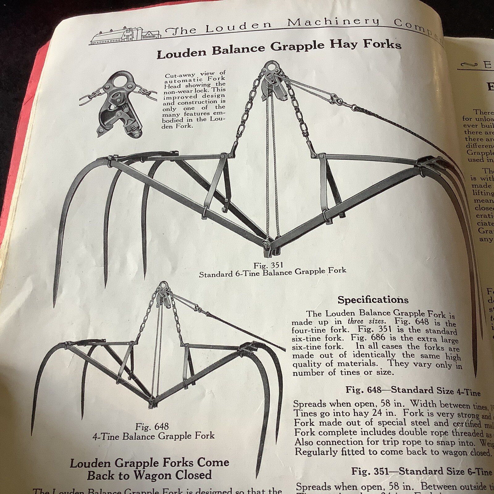 Louden 1933 No. 55 Farm Machinery Catalogue Milk Stools Troughs Pig Pens Pre Own