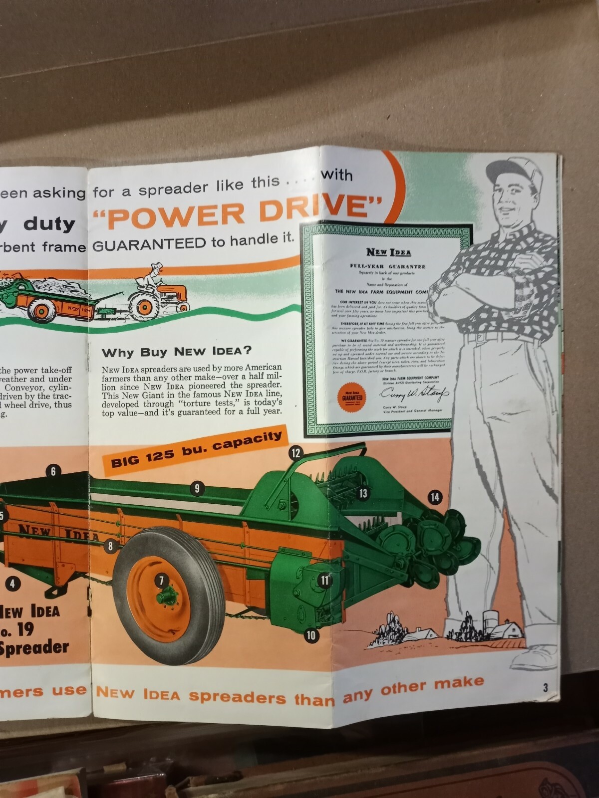 New Idea No.19 Spreader Flyer 1950s Or 1960s