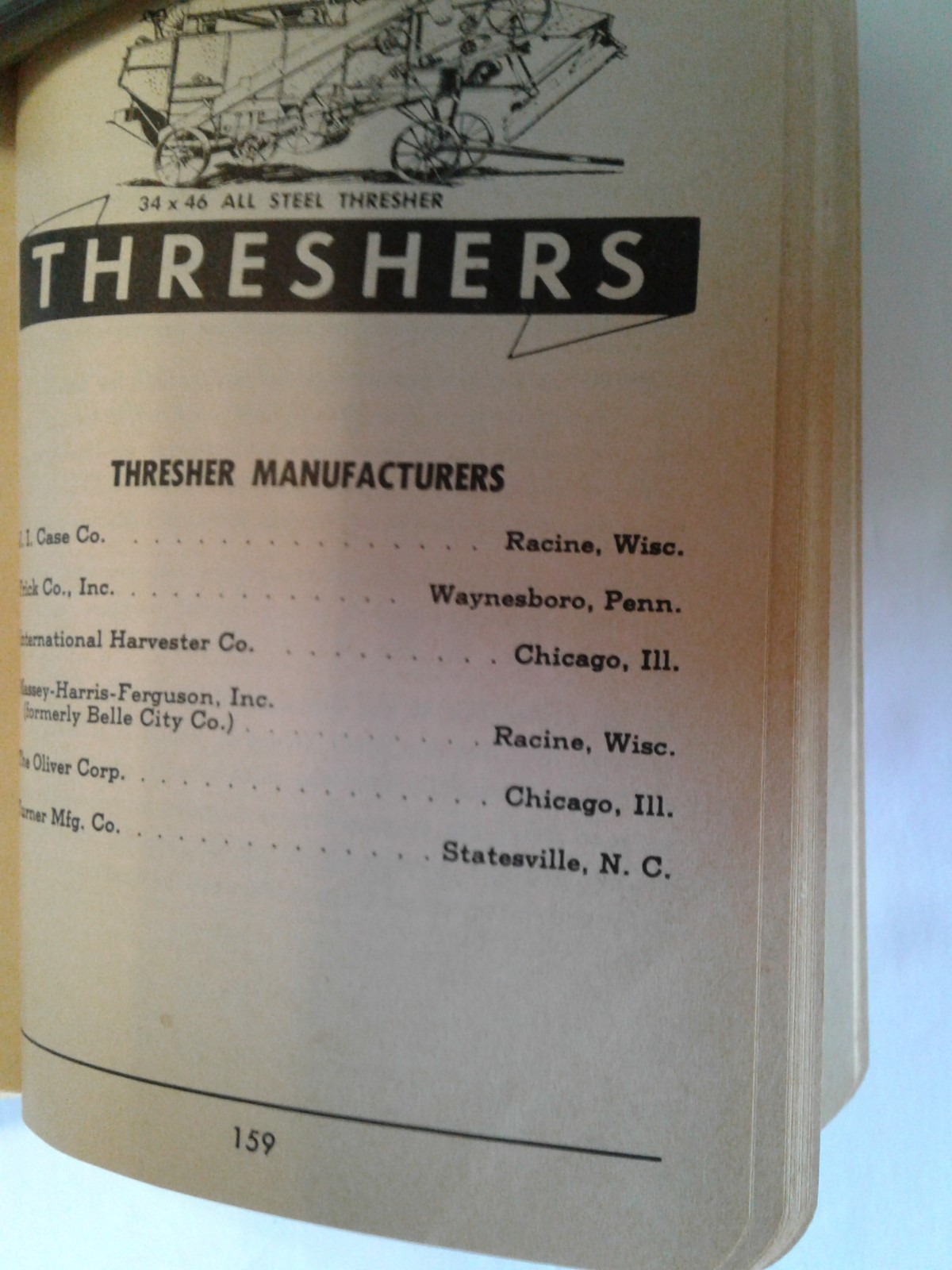 Vintage Agriculture Advertising 1957 Farm & Tractor Blue Book.