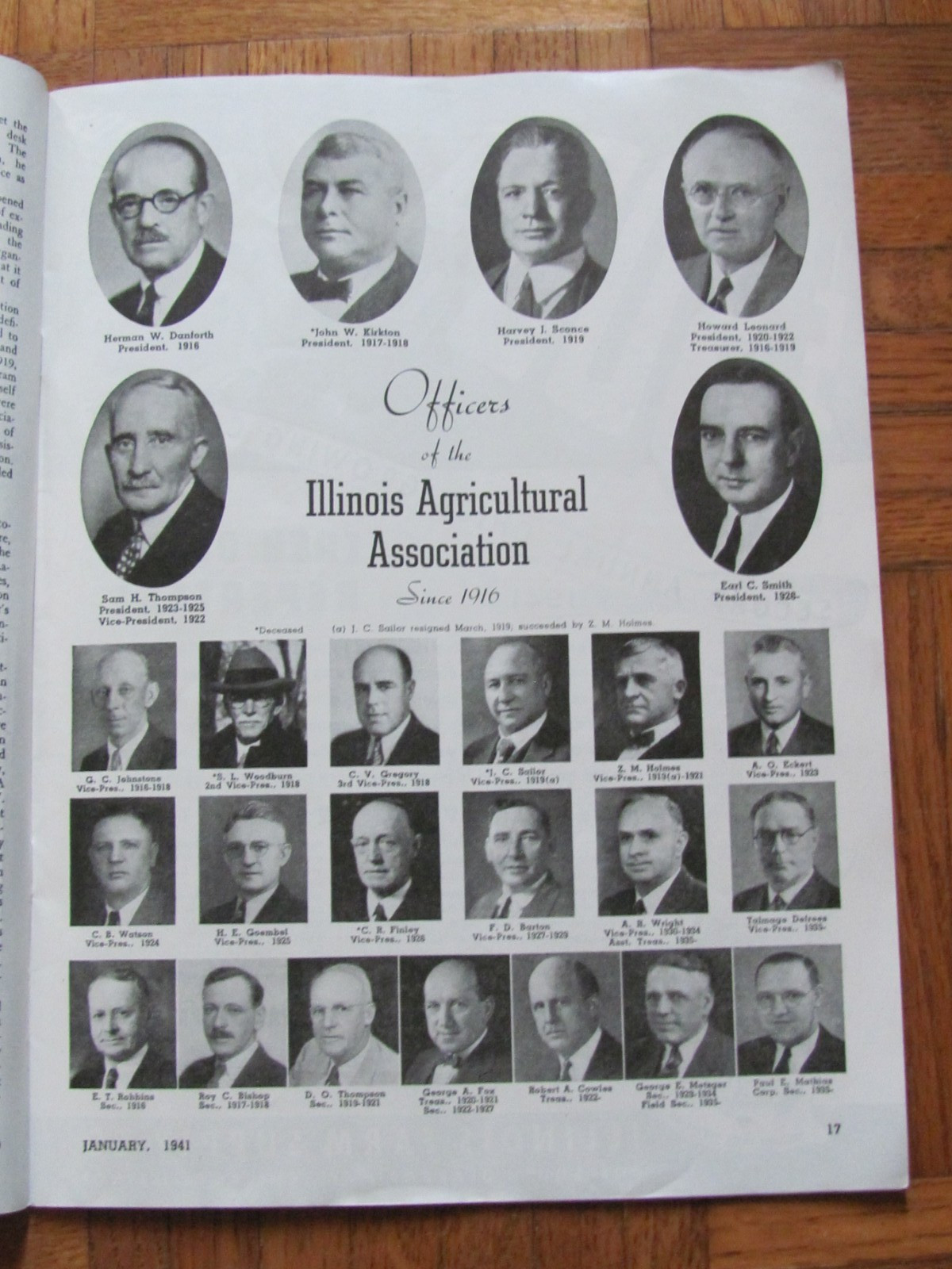 1941 The Illinois Agricultural Association Record 25 Year Issue Farm Bureau