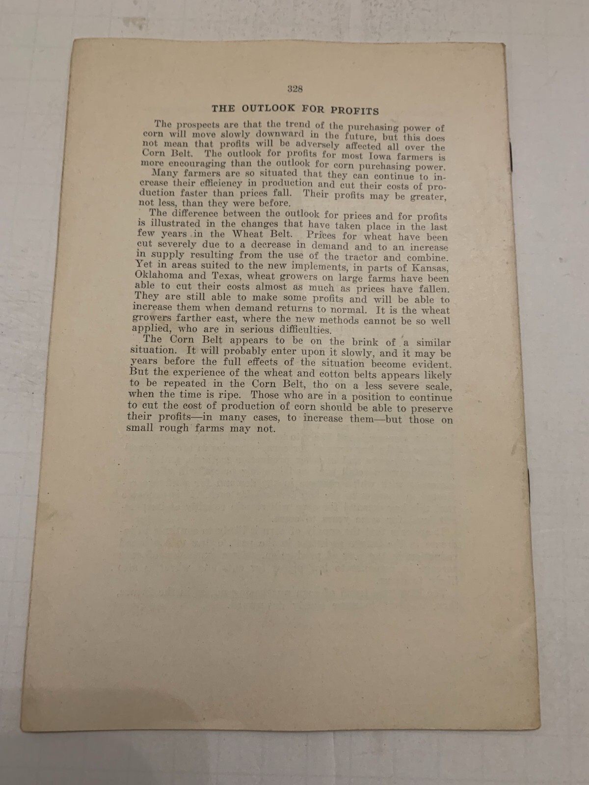 1931 The Trend Of Corn Prices Booklet by Iowa State College
