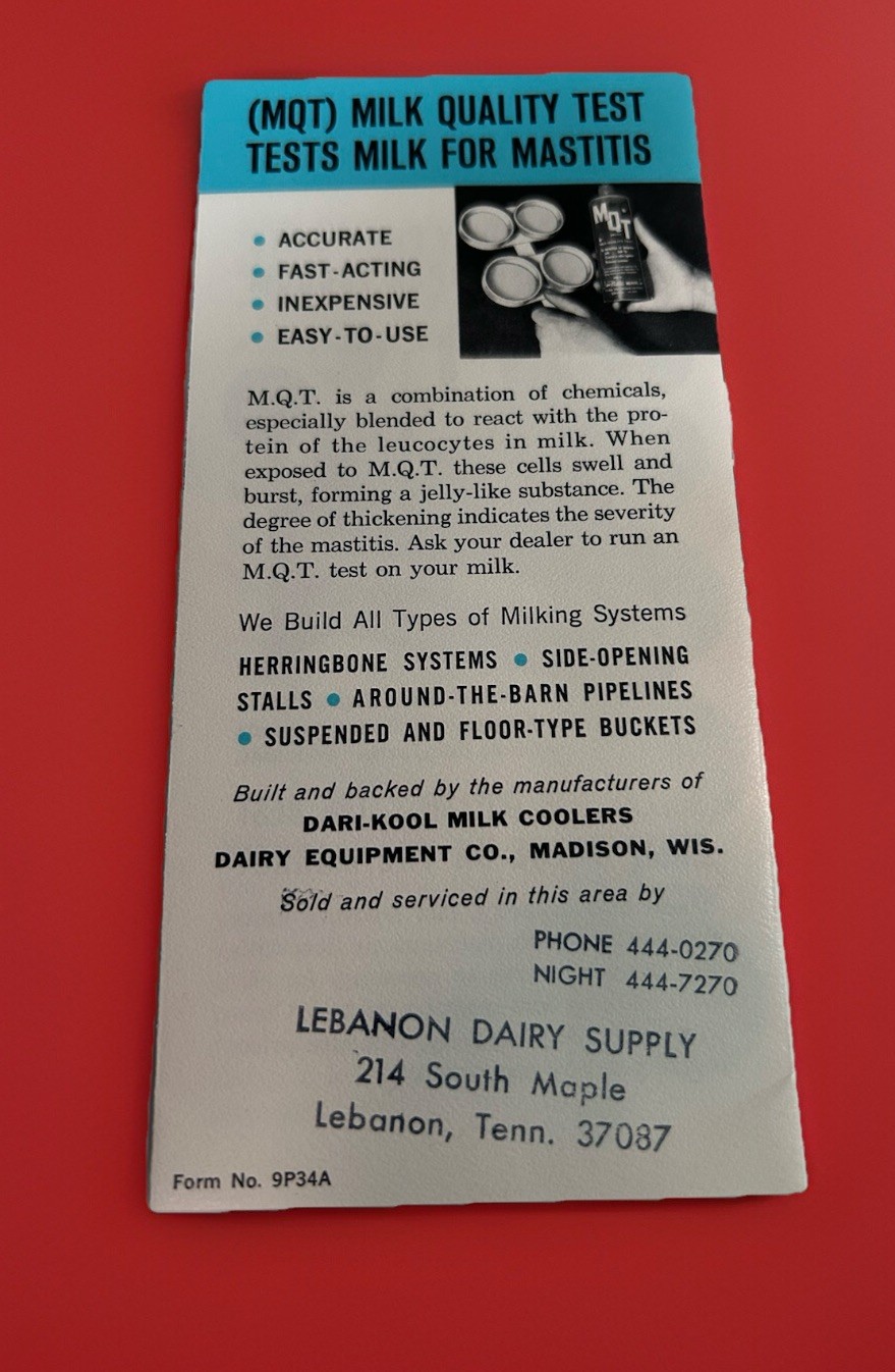 Original 1960’s DARI-KOOL BROCHURE w/ Cow Milking Dairy Equipment Ads Ex++