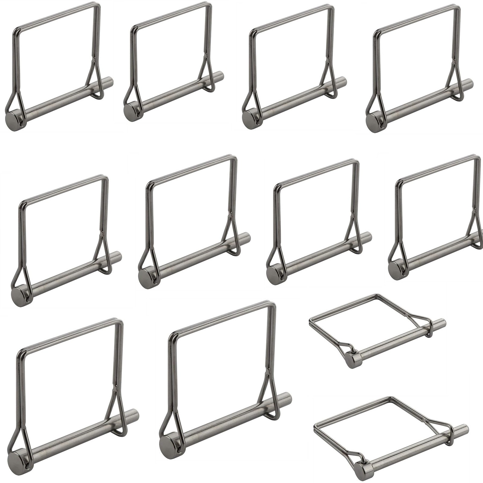 YTKO 12 PCS Towing Hitch Clips Trailer Coupler Pin Hardware Pins Trailer Hitc…