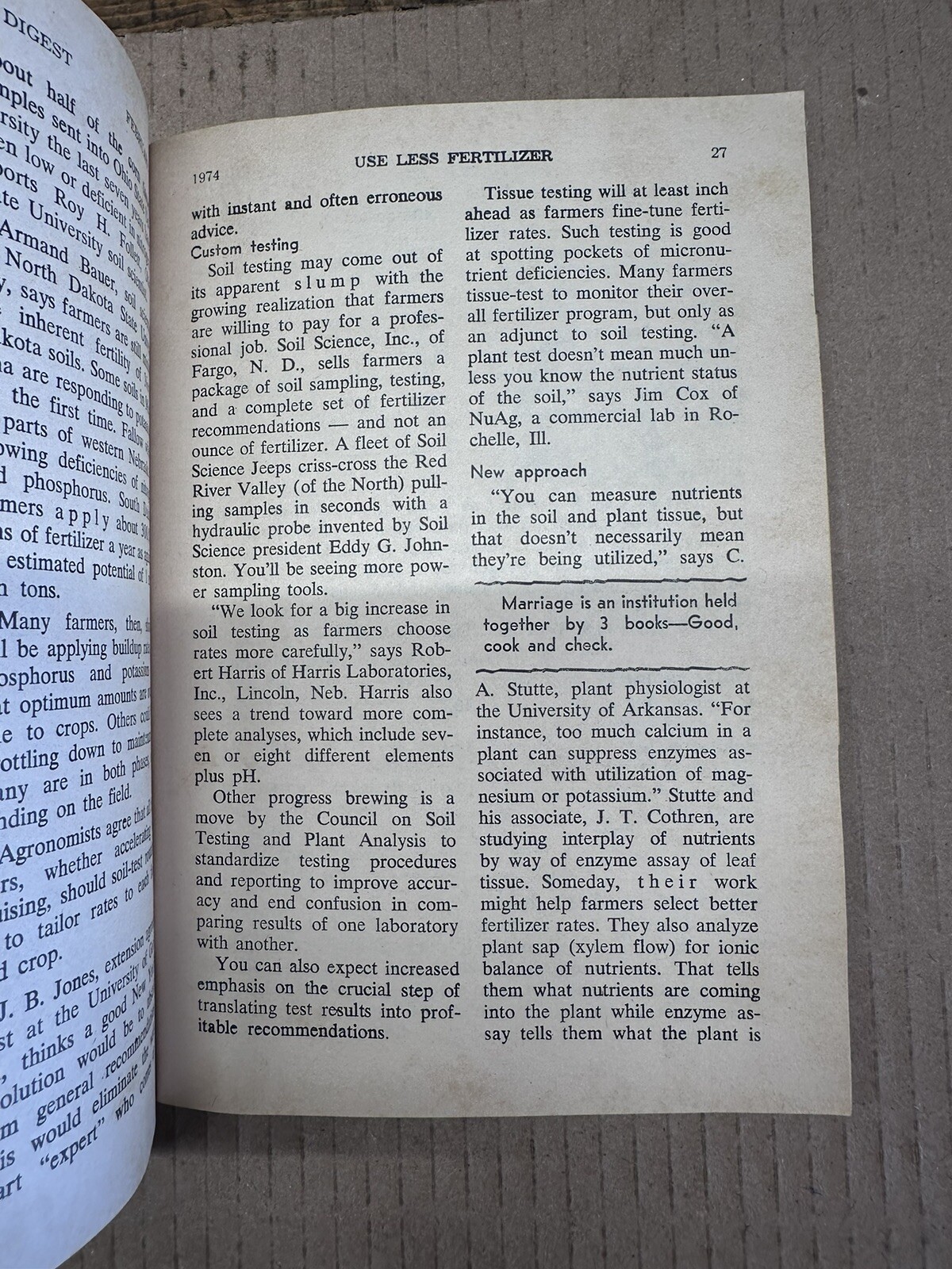 Collection Of Vintage FARMERS DIGEST- Assortment Of 1974