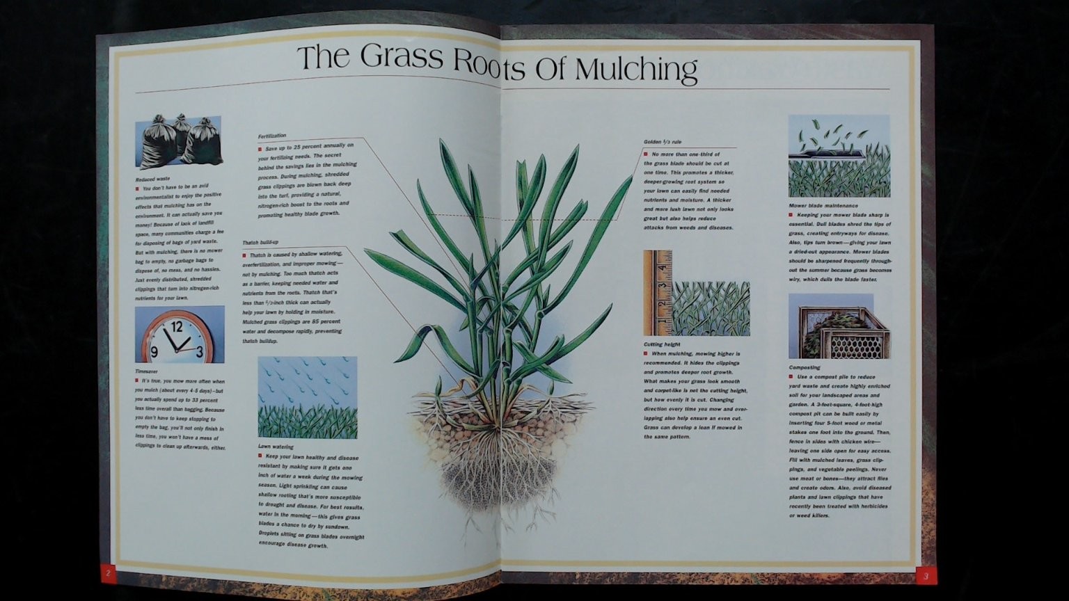 John Deere Mulching Systems Brochure Vintage Lawn Mowers Spec Sheet