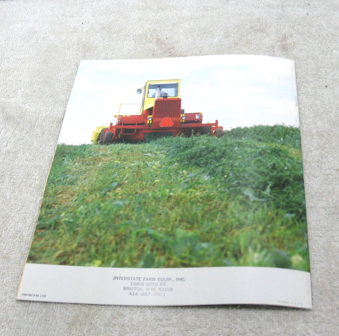 VINTAGE 1985 NEW HOLLAND TRACTOR HAYBINE CONDITIONER BROCHURE 472 474 488 489