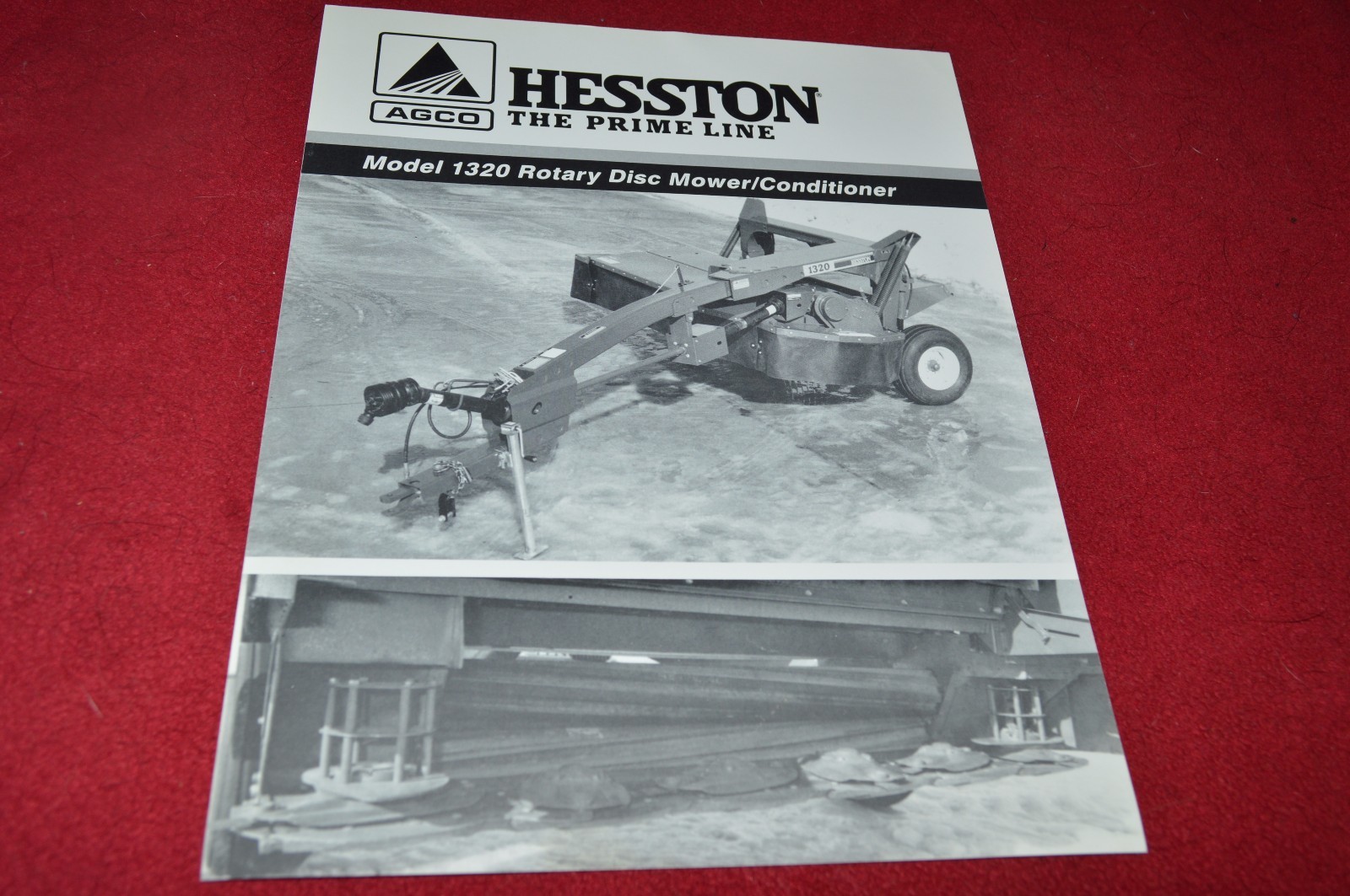 Hesston 1320 Disc Mower Conditioner Dealer&rsquo;s Brochure YABE14