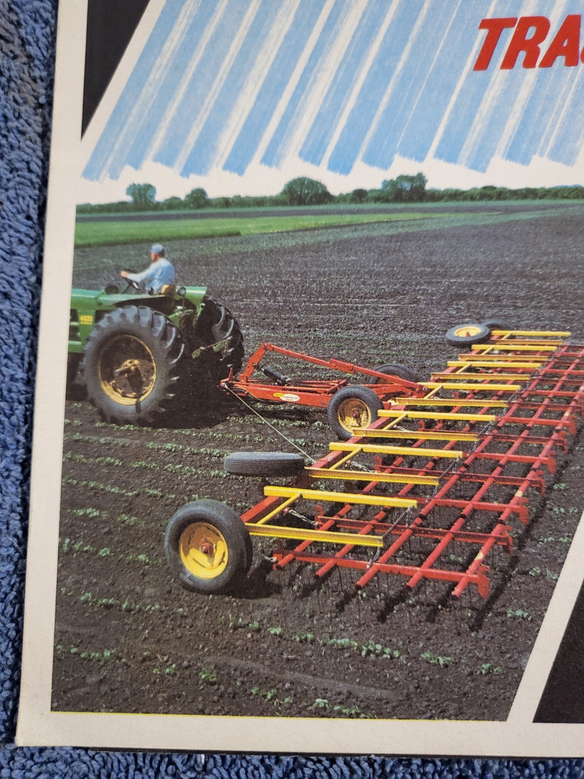 Farm Implement Brochure MELROE Harroweeder Harrow Weeder Gwinner North Dakota