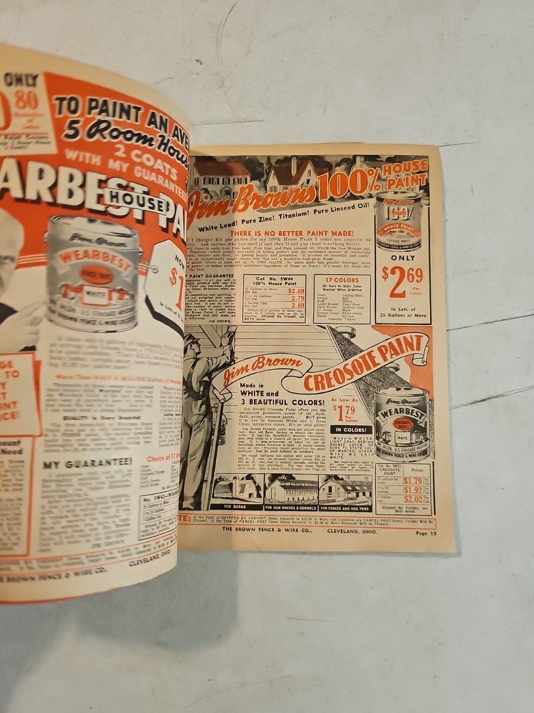 Jim Brown’s 1943 Fall & Winter Catalog. The Brown Fence & Wire Co.