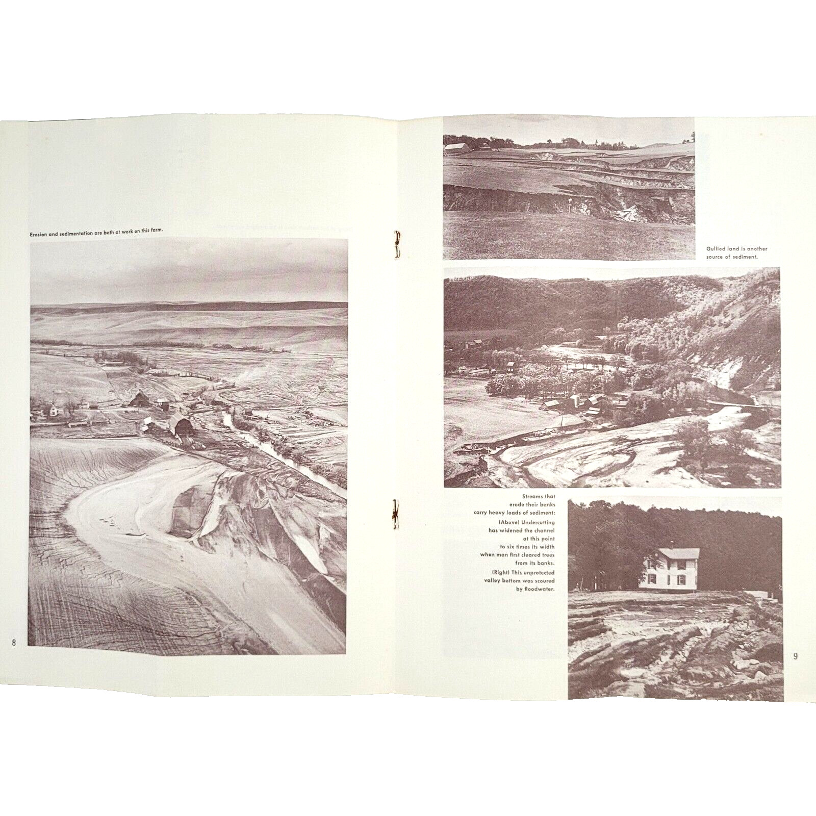 1967 US Department Agriculture USDA Sediment Bulletin 325 Soil Conservation Farm