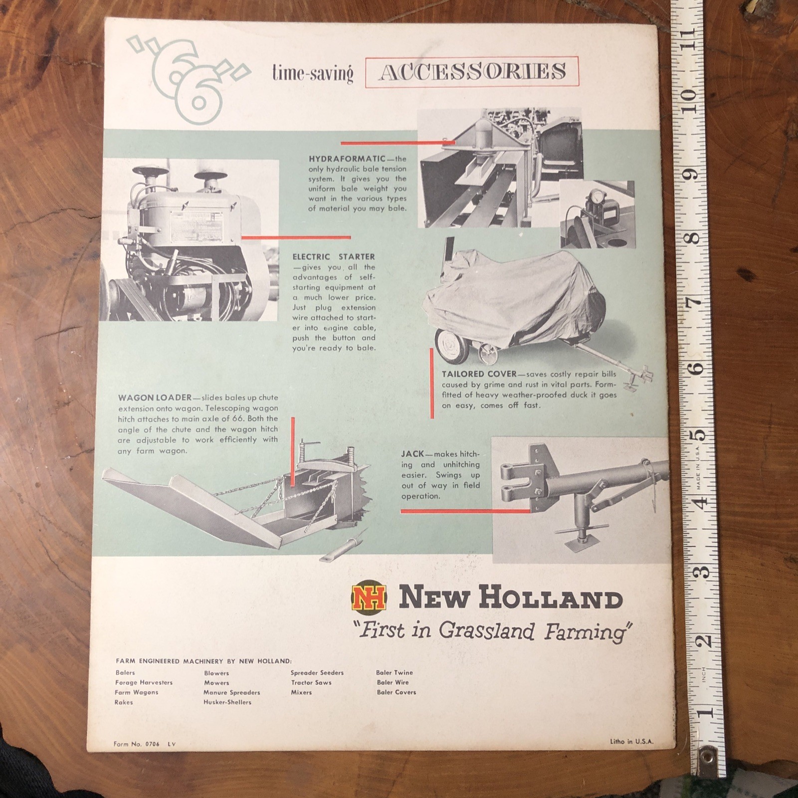 New Holland Model 66 Hay Baler Dealer&rsquo;s Brochure