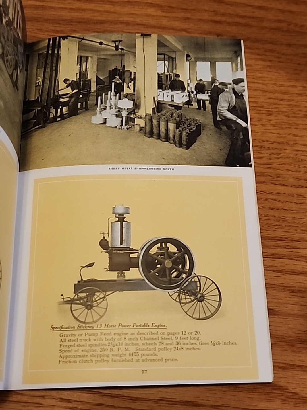 Stickney Gasoline Engines Sales Brochure Catalog St Paul Minnesota