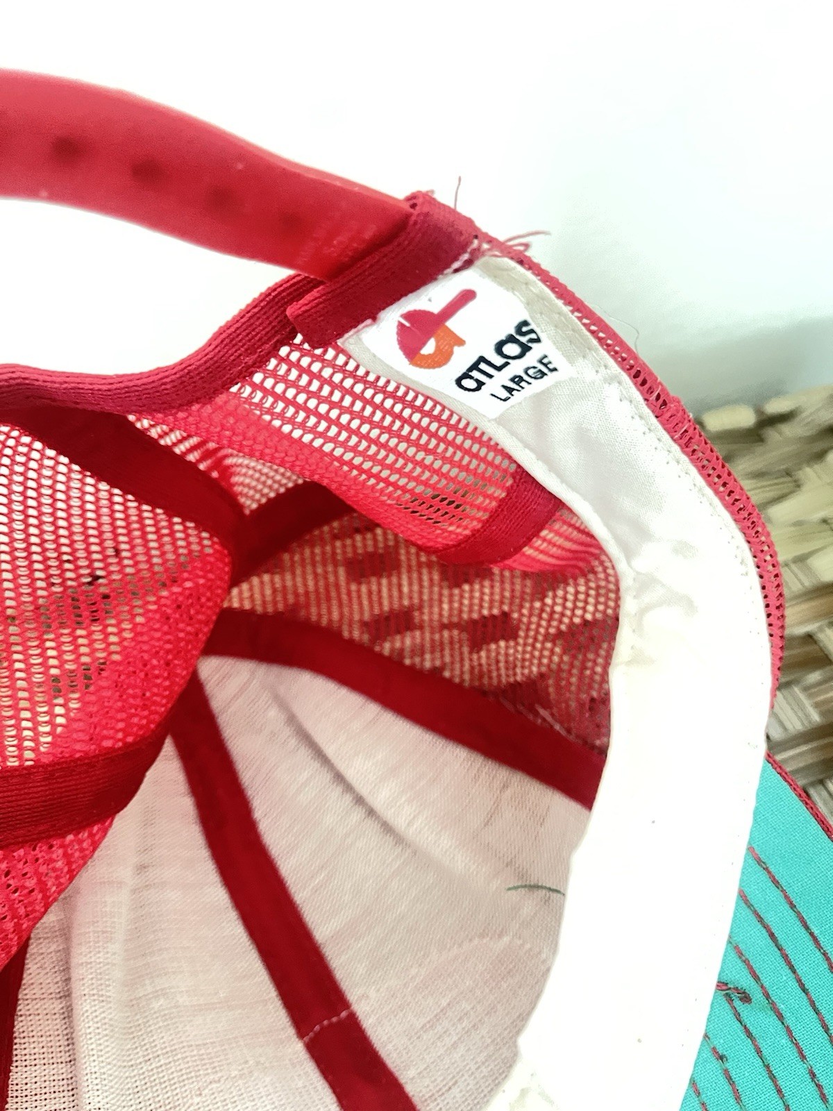 Seneca Foods Corporation Vintage Red Mesh Trucker Hat