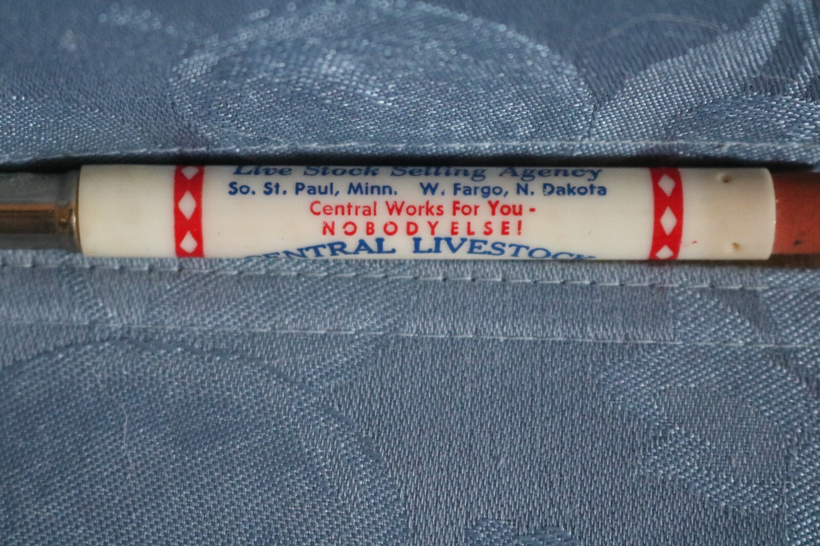 Bullet Pencil Central Livestock Association Inc South St. Paul MN West Fargo ND