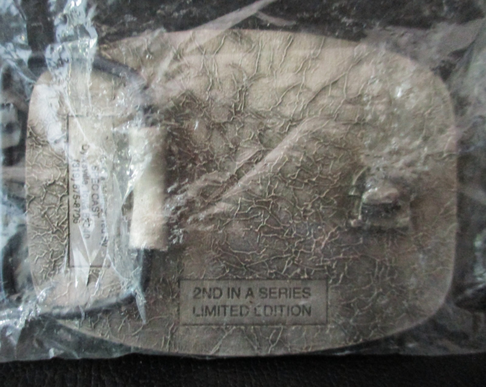 Agco 1998 Parts Fair Pewter & Enamel Belt Buckle 2nd in Series Limit Ed SpecCast