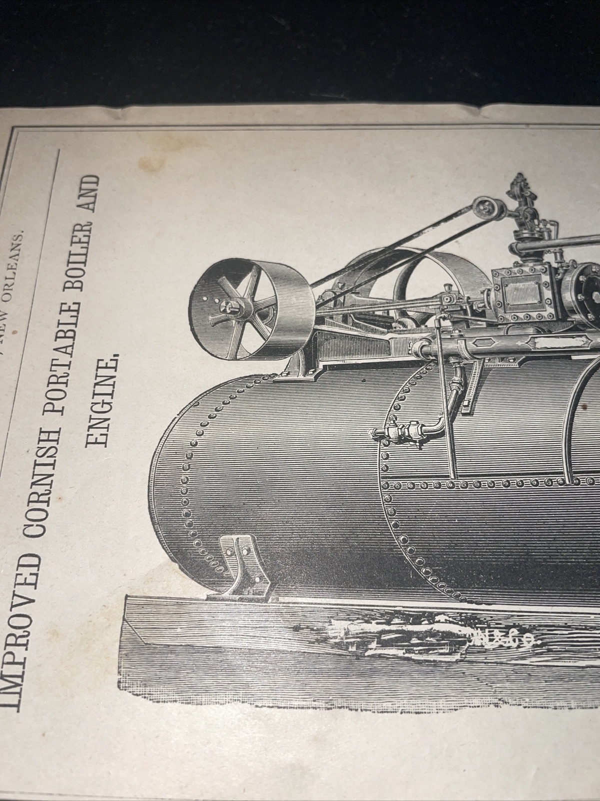 1891 Baldwin – Nagle Boiler & Engine – Farm Advertising – New Orleans