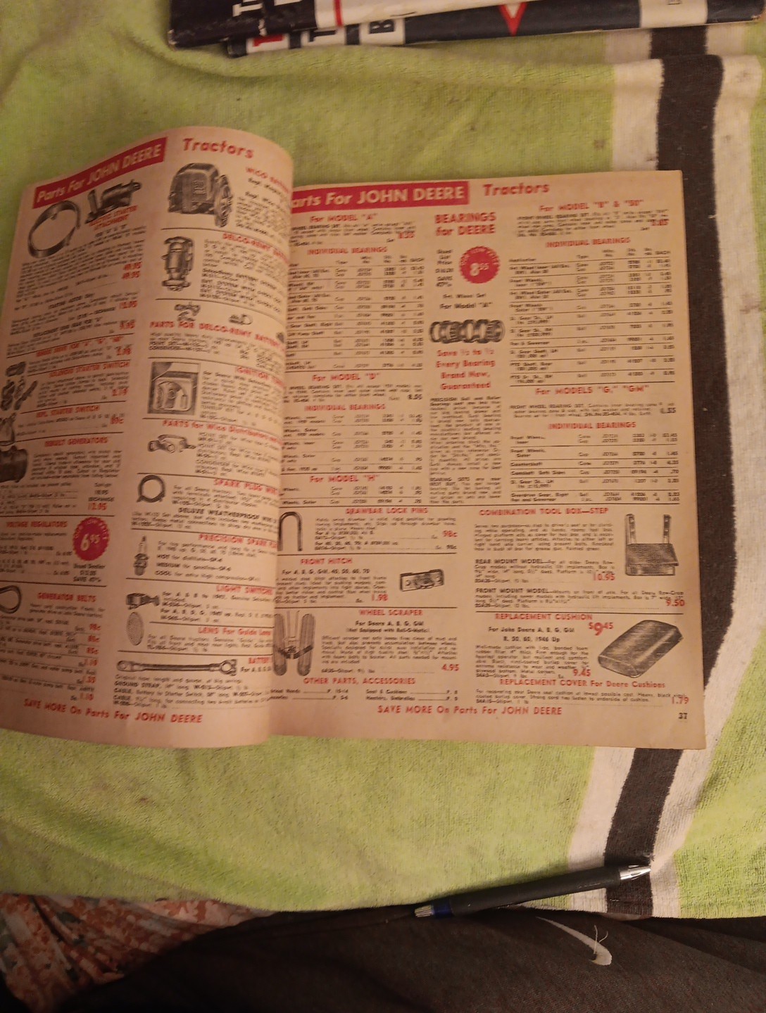 1959 Tractor SUPPLY COMPANY PART GUIDE Blue BOOK Agricultural Machinery Magazine