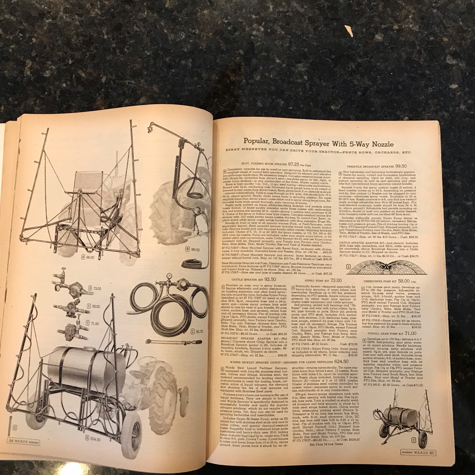 1954 Montgomery Ward Farm Equipment Book Catalog