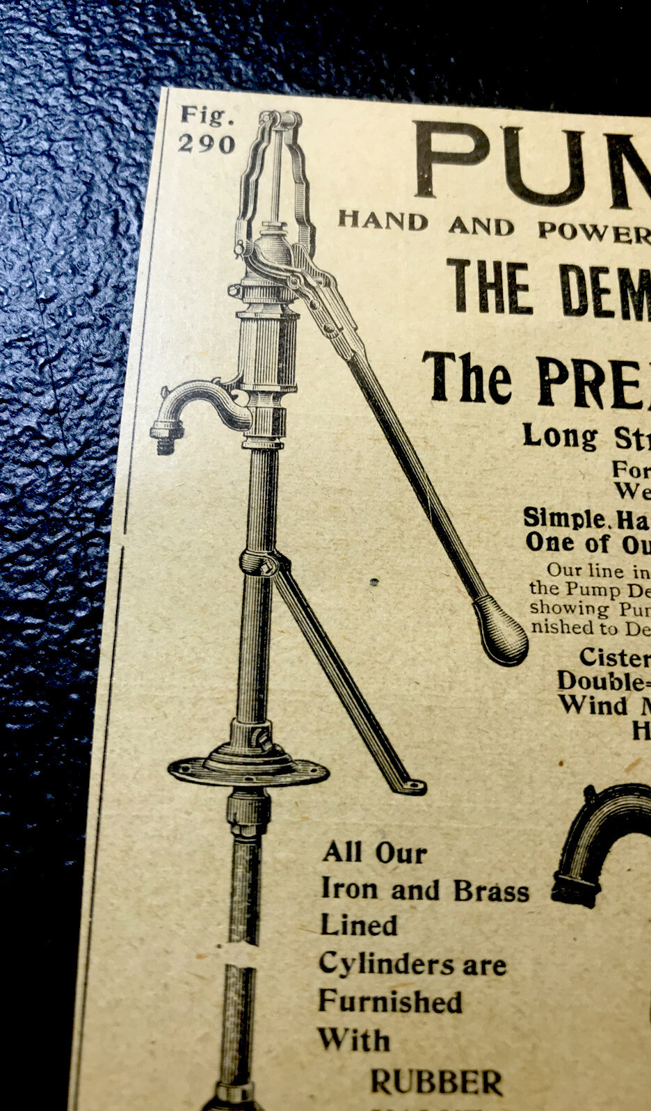 ORIGINAL 1897 Deming Pumps Farm Advertising – Salem – Ohio