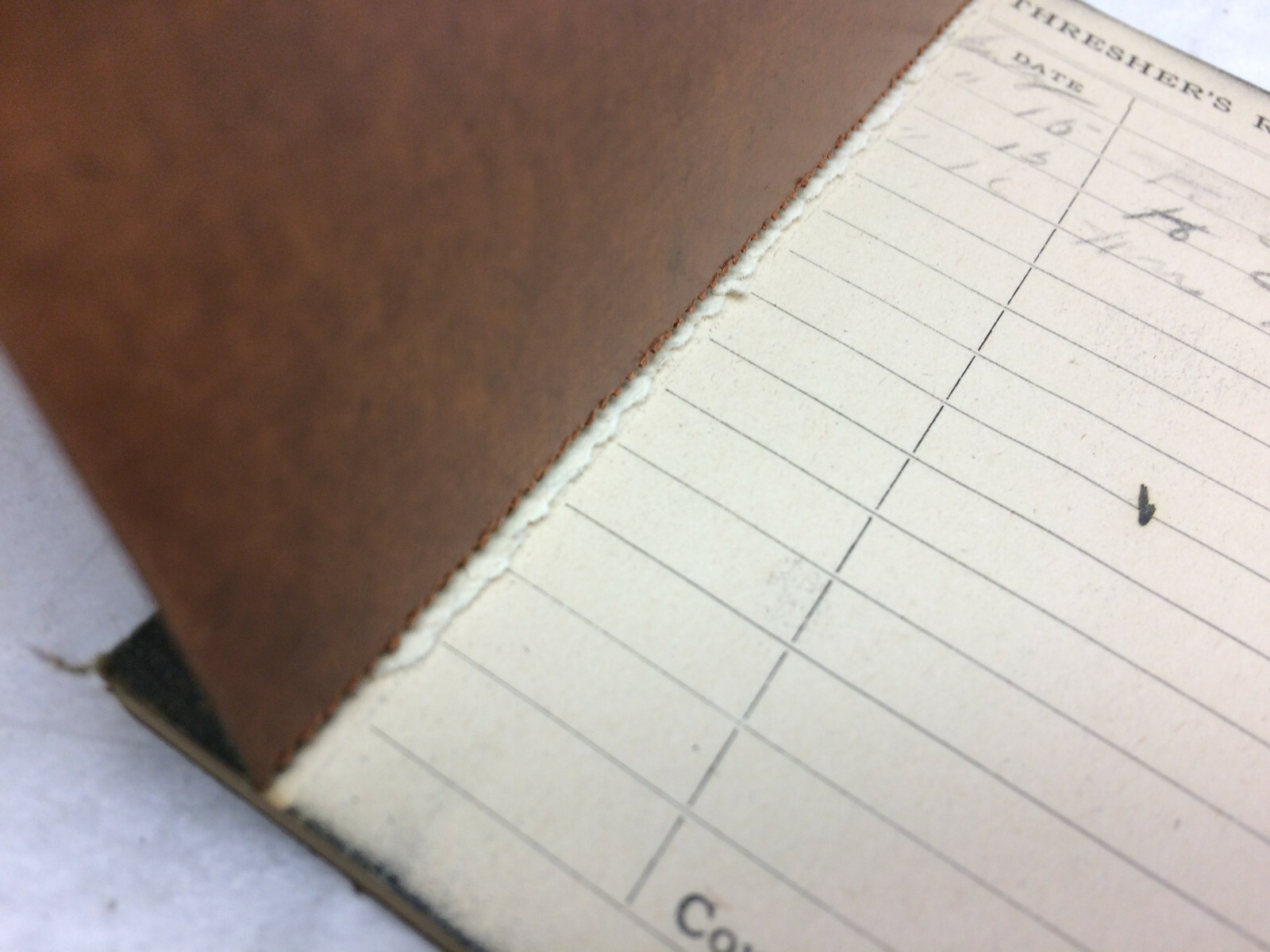Vintage Threshers&rsquo; Book Farming Receipt Book Crop Weights & Measurement Chart